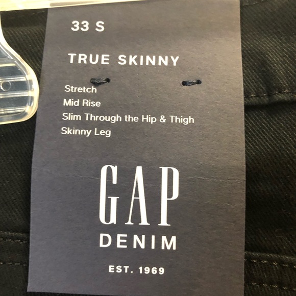 GAP True Skinny Polka Dot Jeans 33S - Picture 5 of 5